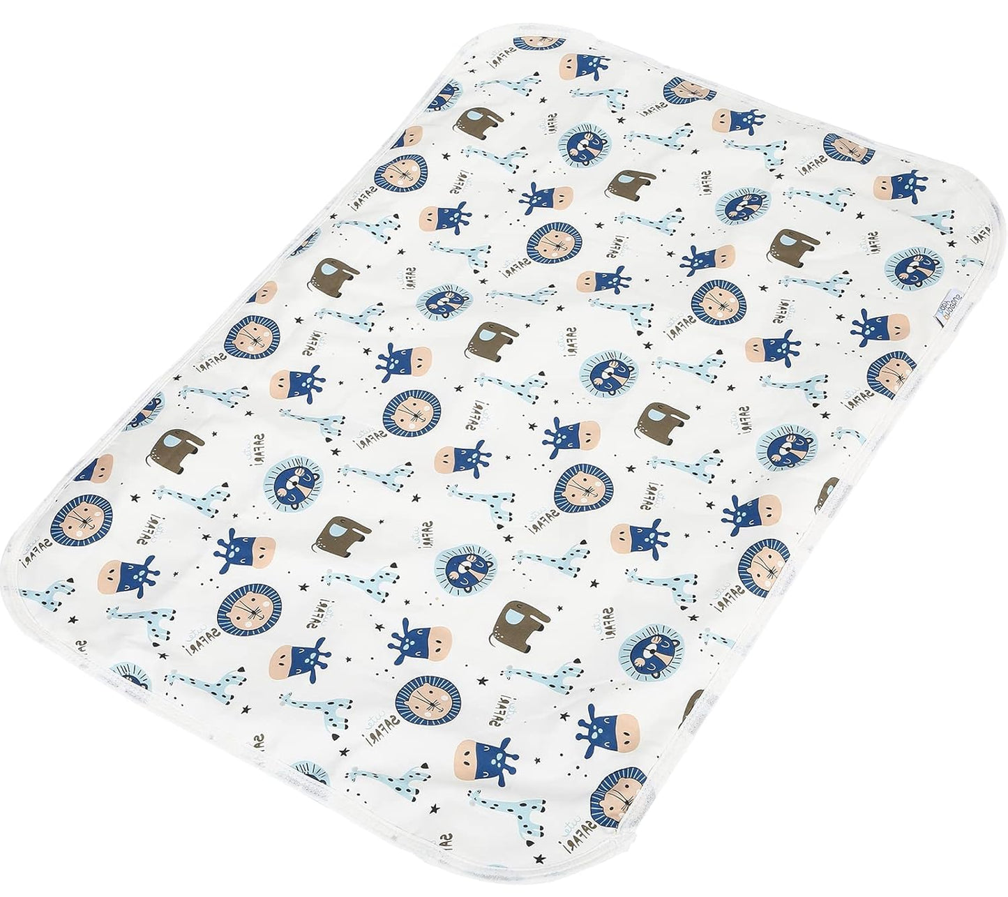 Baby Diaper Changing Pad, 21 5/8" x 31.5" Waterproof Changing Pad Liners - Reusable Soft and Absorbent Portable Changing Mat(Flower1PCS)